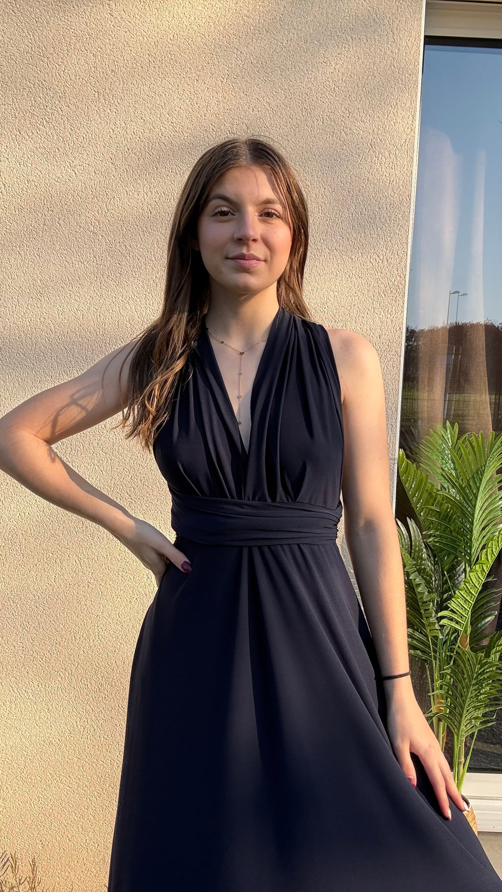 Robe Laura bleu marine