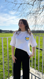 T-shirt blanc Lemon