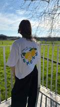 T-shirt blanc Lemon