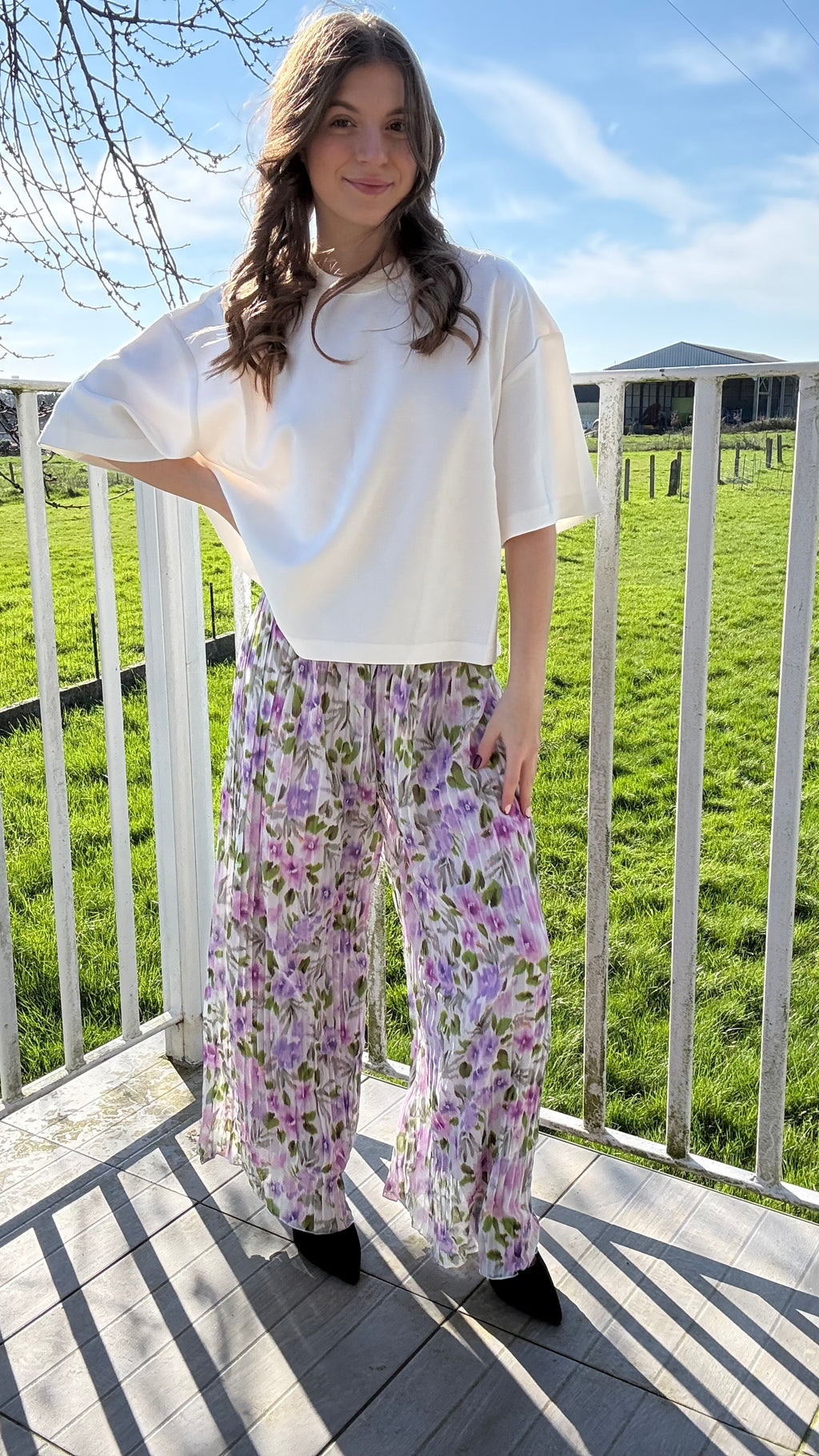 Pantalon plissé Laly