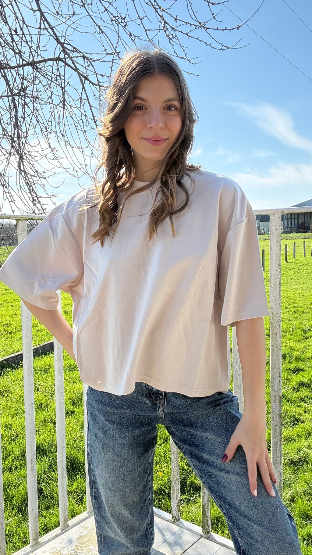T-shirt Lucie beige
