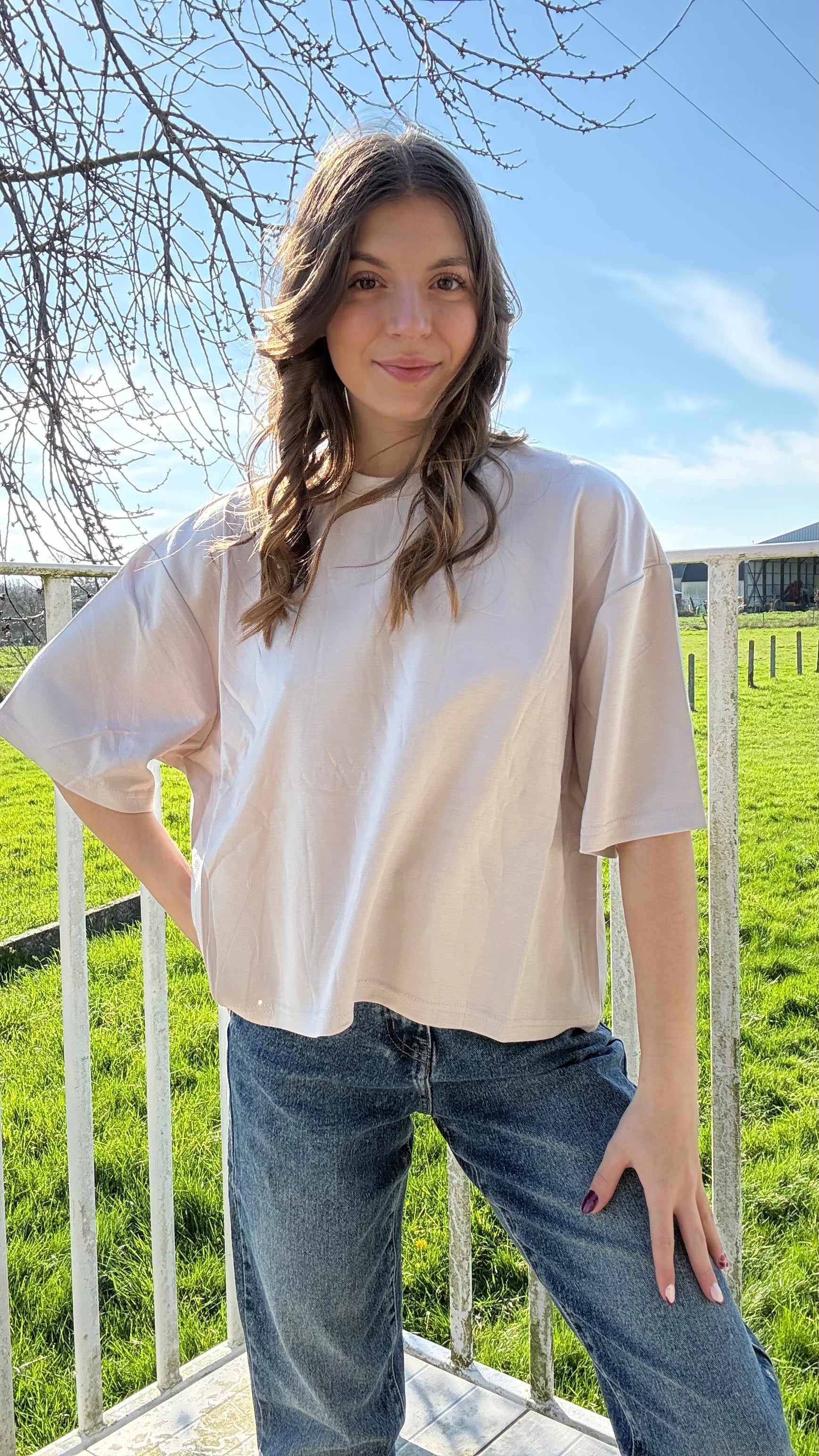 T-shirt Lucie beige