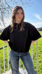 T-shirt Lucie noir