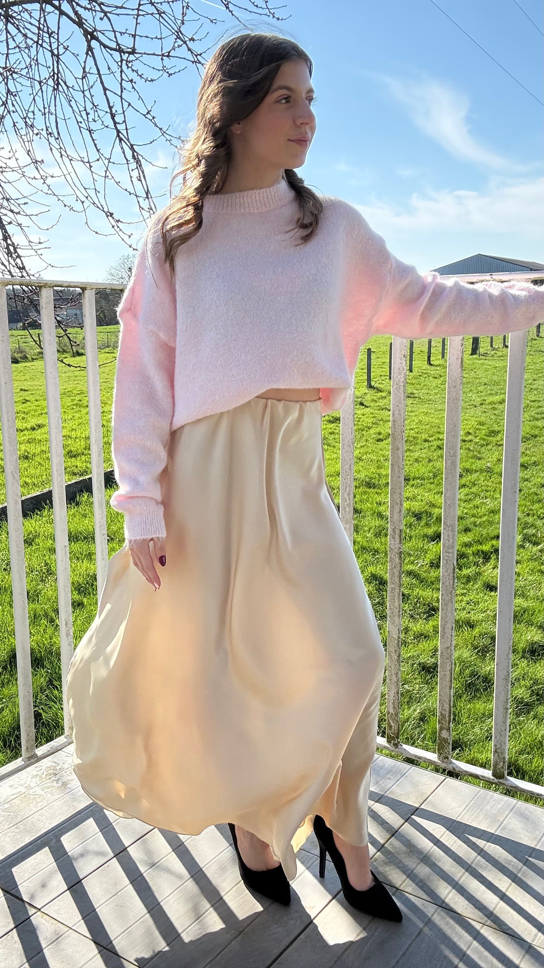 Jupe Anna beige