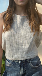 Top dos nu joy beige