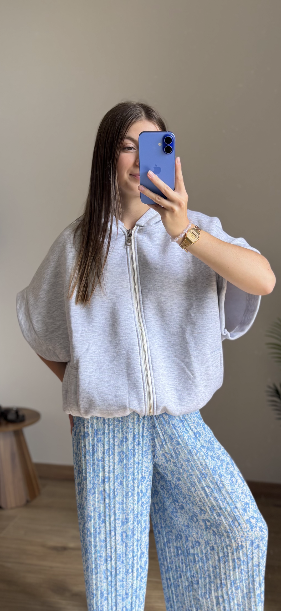 Gilet sans manches Rachel gris