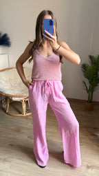 Pantalon gaze de coton