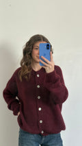 Gilet Léonie bordeaux